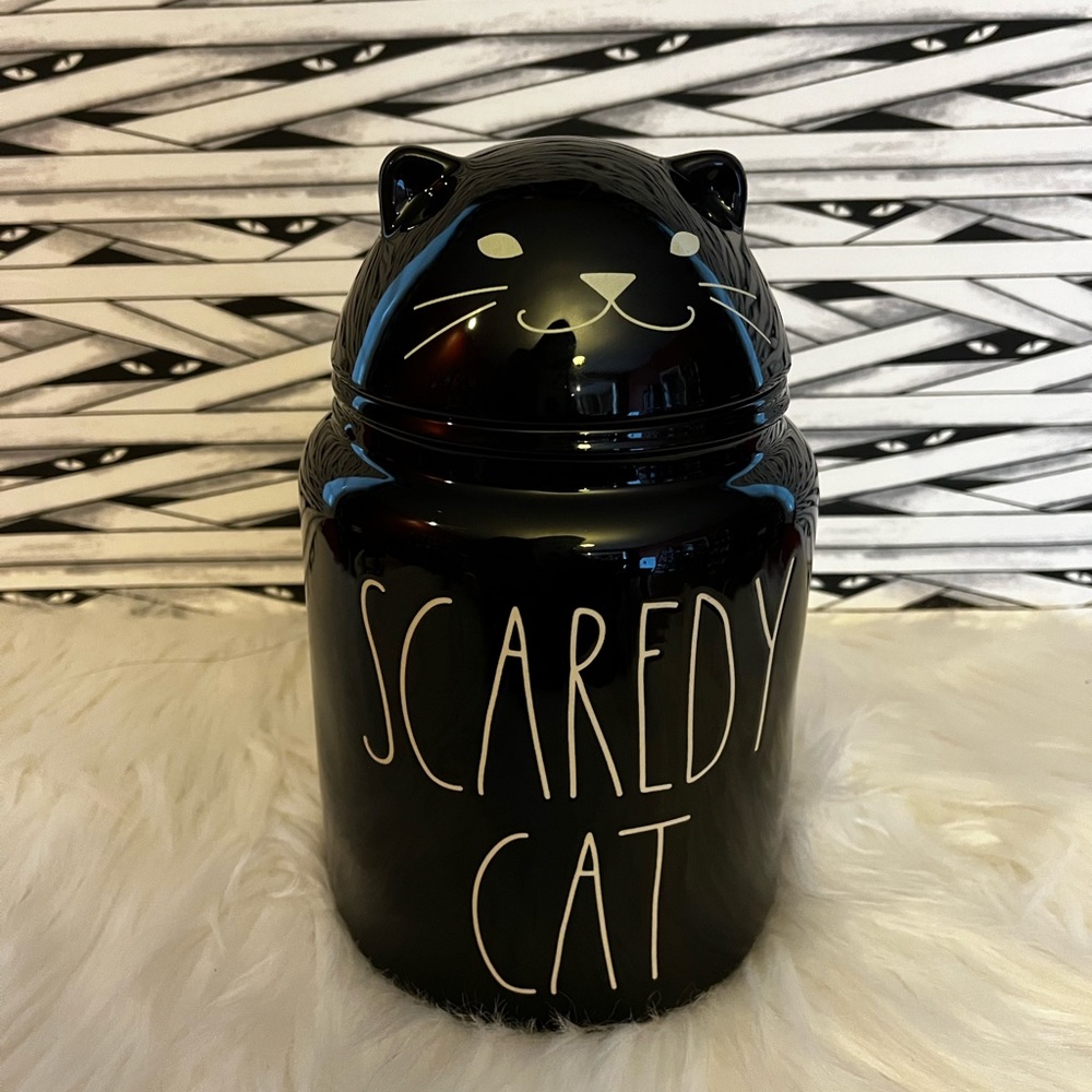Rae Dunn SCAREDY CAT Canister